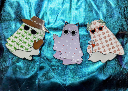 The Problem Ghosts (Enamel Mini Pins)