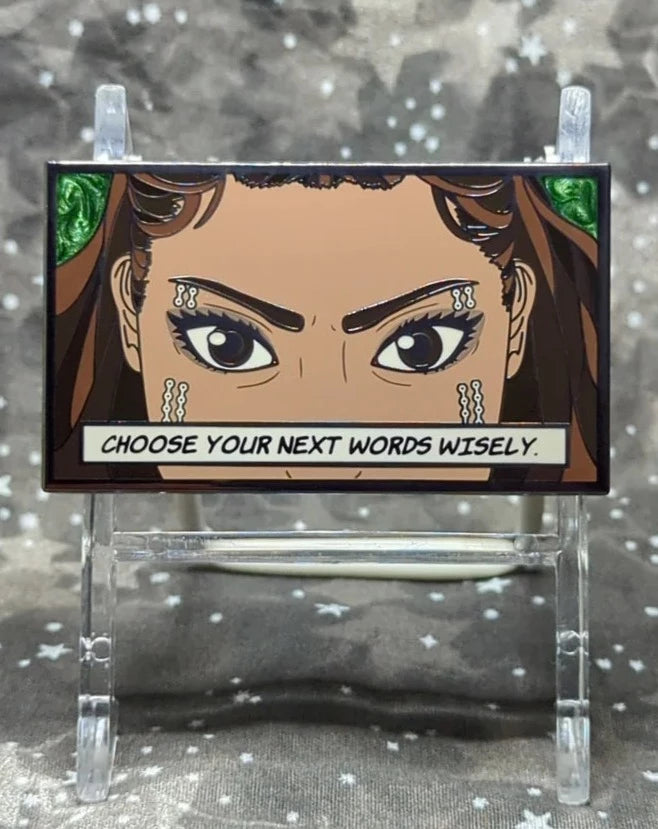 Words Have Power Page 6 Enamel Pin - Valk (LE 40)
